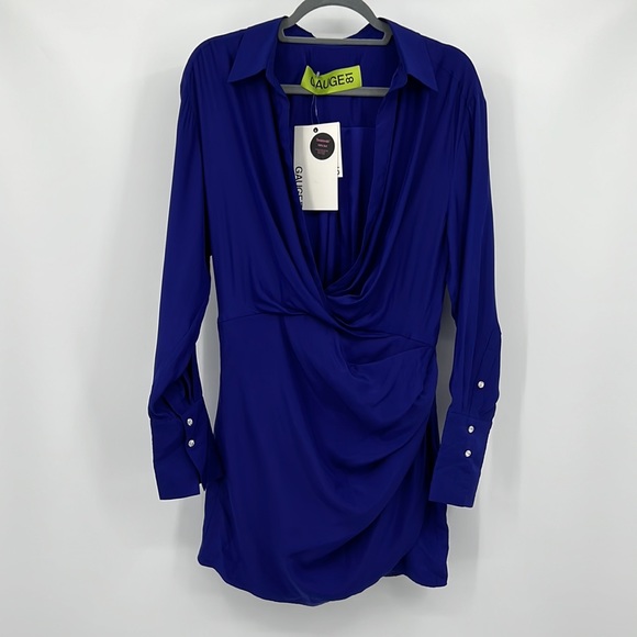 GAUGE81 Naha Short Dress in Ultramarine Large - Picture 4 of 8